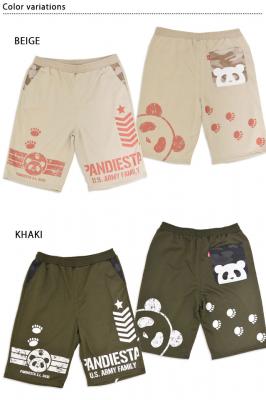 カモフラ部分使いミリタリーショーツ◆PANDIESTA JAPAN