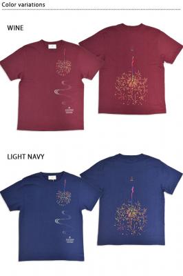 線香花火半袖Tシャツ◆喜人