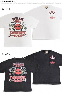 ストレンジパンダ半袖Tシャツ◆PANDIESTA JAPAN