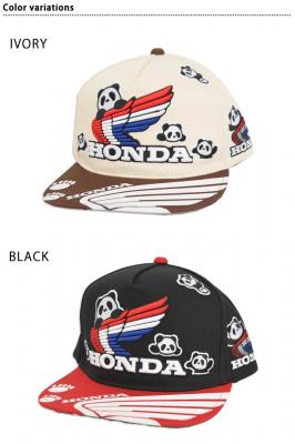 HONDA×PANDIESTA トリコロールウイングフラットキャップ◆PANDIESTA JAPAN