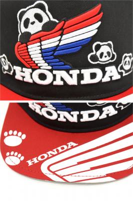 HONDA×PANDIESTA トリコロールウイングフラットキャップ◆PANDIESTA JAPAN