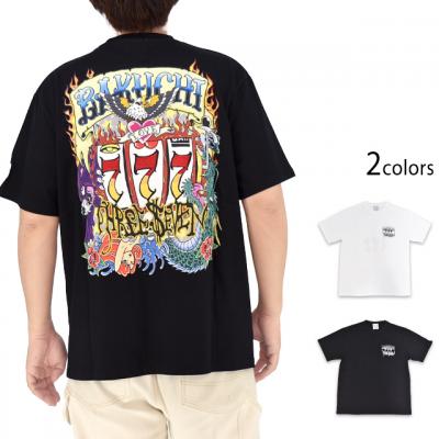 スロット半袖Tシャツ◆BAKUCHI