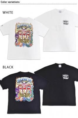 スロット半袖Tシャツ◆BAKUCHI