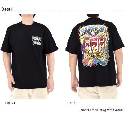 スロット半袖Tシャツ◆BAKUCHI