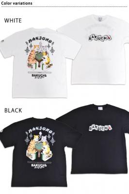 麻雀半袖Tシャツ◆BAKUCHI