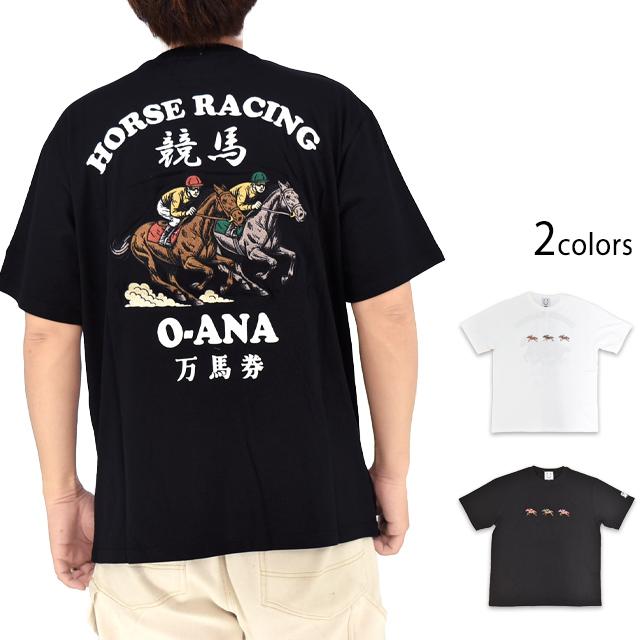 競馬半袖Tシャツ BAKUCHI 826535 バクチ 大穴 刺繍