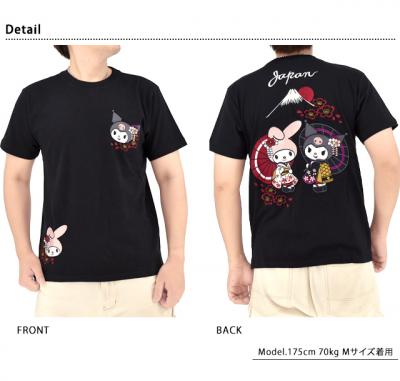 サンリオコラボ半袖Tシャツ「マイメロディ&クロミ」◆サクラスタイルセレクション