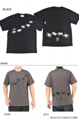冷えめん クモちゃん半袖Tシャツ◆喜人
