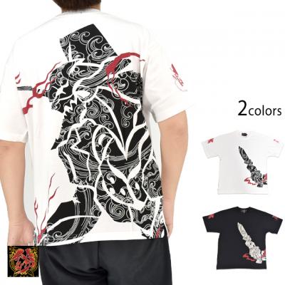 EVANGELION×錦 トライバル波初号機半袖Tシャツ◆錦