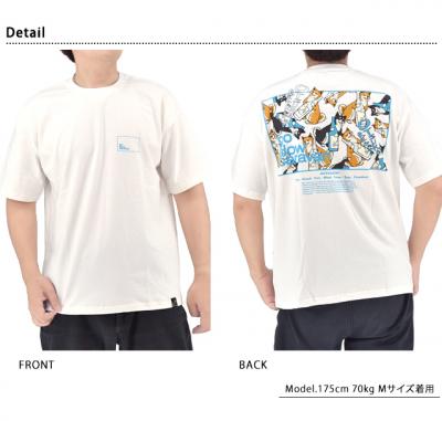 USA/C スクエアLOGOバックプリントゆったりTEE◆go slow caravan