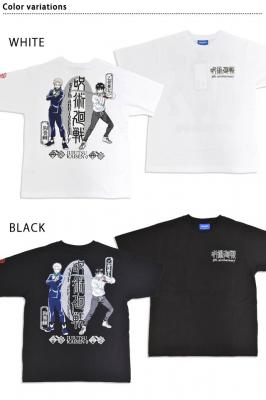 呪術廻戦×SEQUENZ 刺繍半袖Tシャツ「乙骨憂太&狗巻棘」◆SEQUENZ