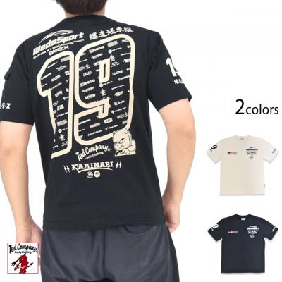 WEDSSPORT BANDOHプリント半袖Tシャツ◆TEDMAN/テッドマン