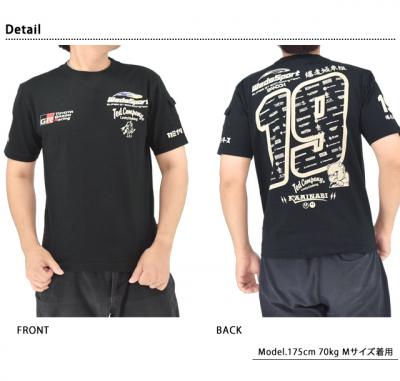 WEDSSPORT BANDOHプリント半袖Tシャツ◆TEDMAN/テッドマン