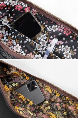 レザーボディバッグ【W-105K】◆花山