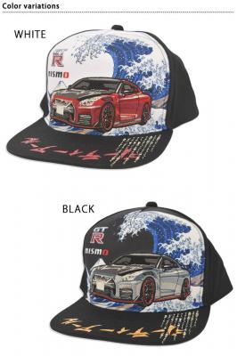 NISSAN×錦コラボ NISMO GTR35 フラットキャップ◆錦