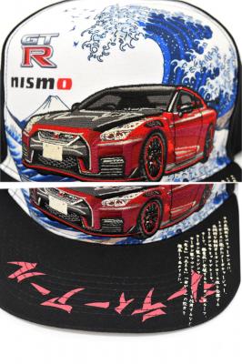NISSAN×錦コラボ NISMO GTR35 フラットキャップ◆錦