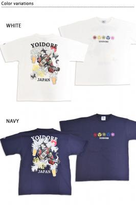 酔い猫ビール半袖Tシャツ◆YOIDORE
