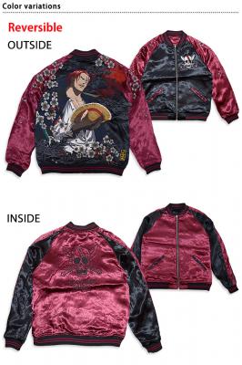 絡繰魂×ONE PIECE 赤髪のスカジャン「シャンクス」◆絡繰魂