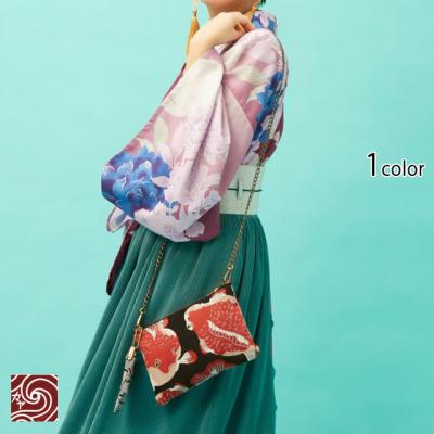 涼風ショルダーバッグがま口付き◆カヤ