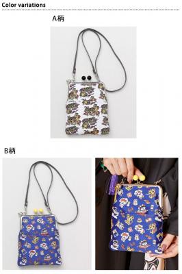 《中村杏子×倭物やカヤ》がまショルダーBAG◆カヤ