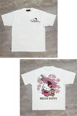 Hello Kitty×絡繰魂コラボ SAKURA半袖Tシャツ◆絡繰魂