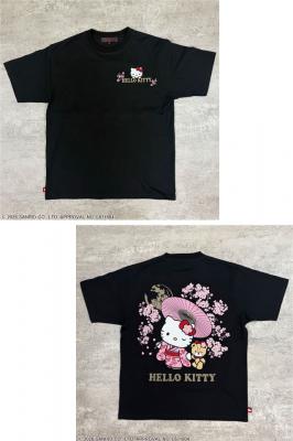 Hello Kitty×絡繰魂コラボ SAKURA半袖Tシャツ◆絡繰魂
