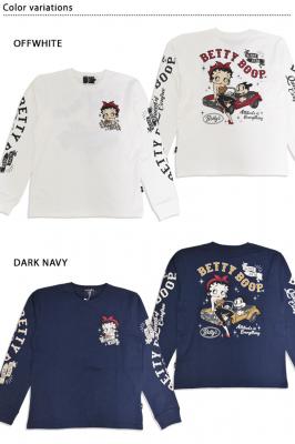 BETTY×ネバーマインド 天竺ロングTシャツ◆NEVER MIND