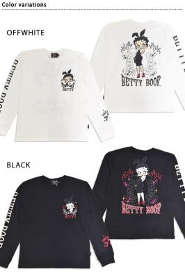 BETTY×ネバーマインド 天竺ロングTシャツ◆NEVER MIND