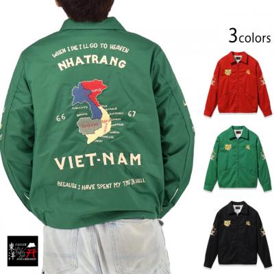Mid 1960s Style コットンベトナムジャケット「VIETNAM MAP」◆テーラー東洋