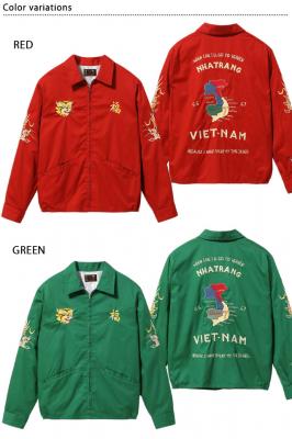 Mid 1960s Style コットンベトナムジャケット「VIETNAM MAP」◆テーラー東洋