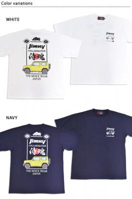 SEVENTH SENSE WEAR×JIMNYコラボ 侍魂半袖Tシャツ◆サクラスタイルセレクション