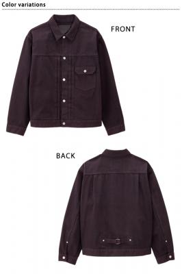 紫根デニムジャケット #001 DENIM JACKET - SHIKON◆桃太郎ジーンズ