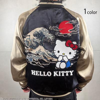 Hello Kitty×絡繰魂コラボ JAPANリバーシブルスカジャン◆絡繰魂