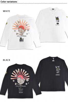 ラミ&アール ネコまんまロングTシャツ◆LIN