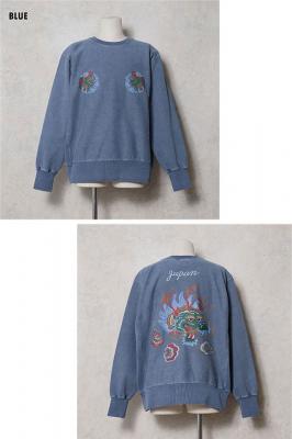 ピグメントスウェット「DRAGON」◆HOUSTON