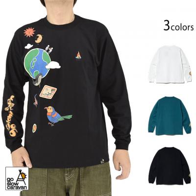 USA/C gsc planetロングスリーブTシャツ◆go slow caravan
