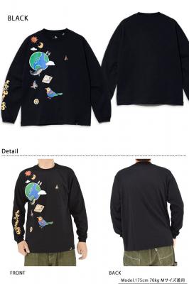 USA/C gsc planetロングスリーブTシャツ◆go slow caravan