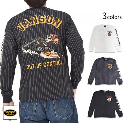 TOM&JERRYコラボ 天竺ロングTシャツ◆vanson