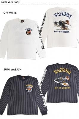 TOM&JERRYコラボ 天竺ロングTシャツ◆vanson