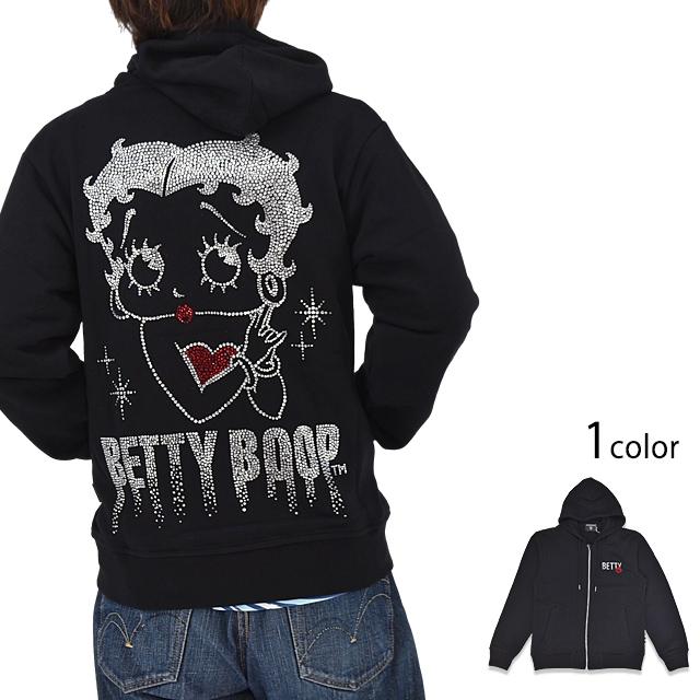 BETTY×ネバーマインド 裏毛フルジップパーカー NEVER MIND BBN-2650