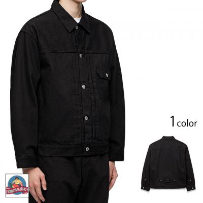 #001 DENIM JACKET - 京黒紋付染めデニムジャケット◆桃太郎ジーンズ