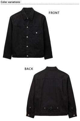#001 DENIM JACKET - 京黒紋付染めデニムジャケット◆桃太郎ジーンズ