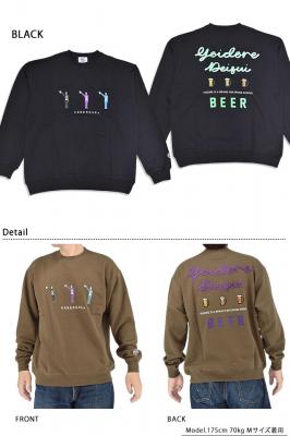ビールジョッカー クルーネックスウェット◆YOIDORE