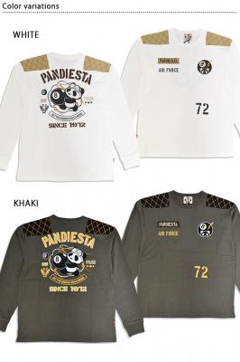 8ボールパンダミリタリーロングTシャツ◆PANDIESTA JAPAN