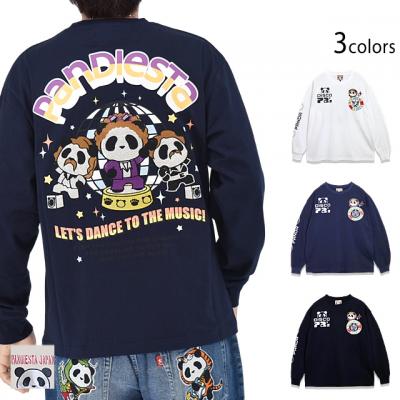 ディスコソウルパンダロングTシャツ◆PANDIESTA JAPAN