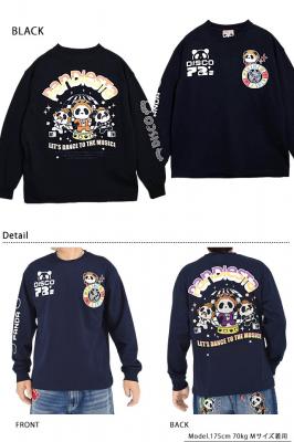 ディスコソウルパンダロングTシャツ◆PANDIESTA JAPAN