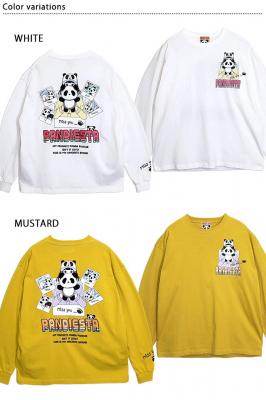 ガールwithパンダロングTシャツ◆PANDIESTA JAPAN