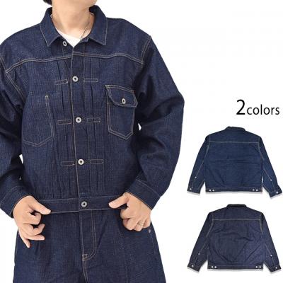 刺し子デニムトラッカージャケット◆AOZORA
