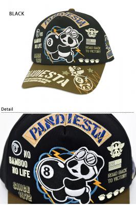 8ボールパンダミリタリーキャップ◆PANDIESTA JAPAN