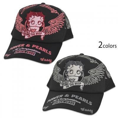 BETTY×ネバーマインド ツイルメッシュキャップ◆NEVER MIND
